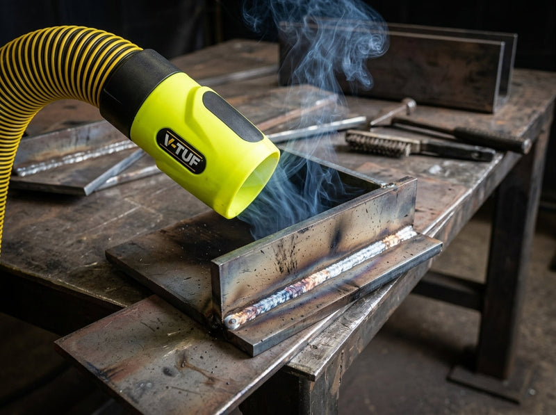Metal Grinding, Fabrication and Welding Fume — What the Workshop YouTubers Are Breathing and What to Do About It