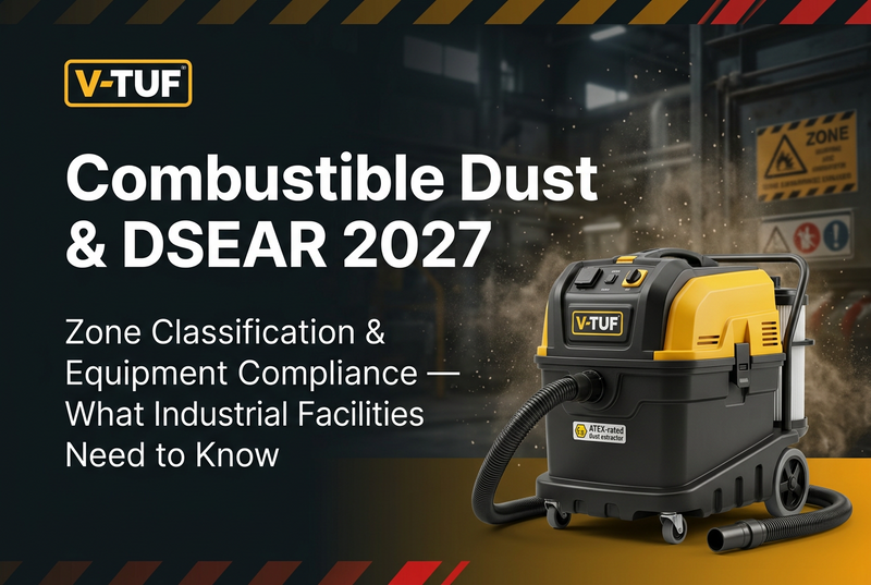 Combustible Dust and DSEAR 2027 — What Industrial Facilities Need to Know About Zone Classification and Equipment Compliance