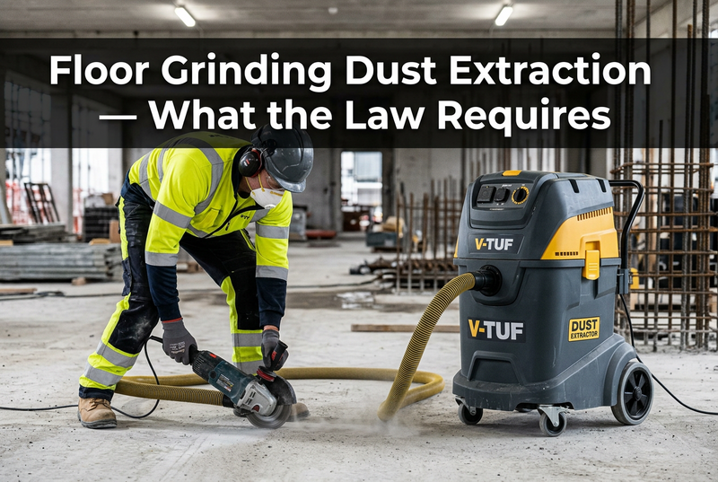 Floor Grinding Dust Extraction — What the Law Requires