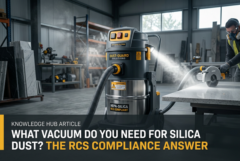 What Vacuum Do You Need for Silica Dust? The RCS Compliance Answer