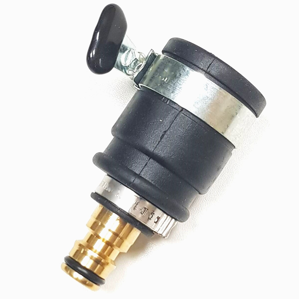 V-TUF professional KCQ plug B1.0UNI universal 20-30mm smooth tap connector, front view