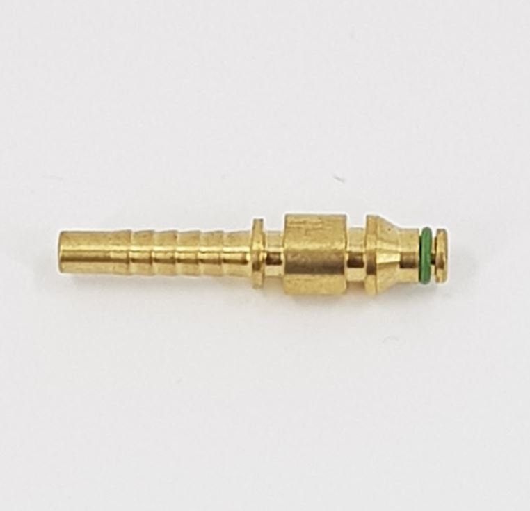 V-TUF B14.535 N4 adaptor side view showing 1/4 inch insert and nipple body