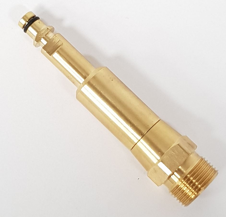 V-TUF B14.537 K5 adaptor side view showing K5 female entry and 3/8M BSP outlet