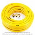 WASHFLEX PRO WATER RESERVE 25m PRESSURE WASHER WATER SUPPLY HOSE KIT c/w KCQ & 3/4 FITTINGS - BF3425-B1234