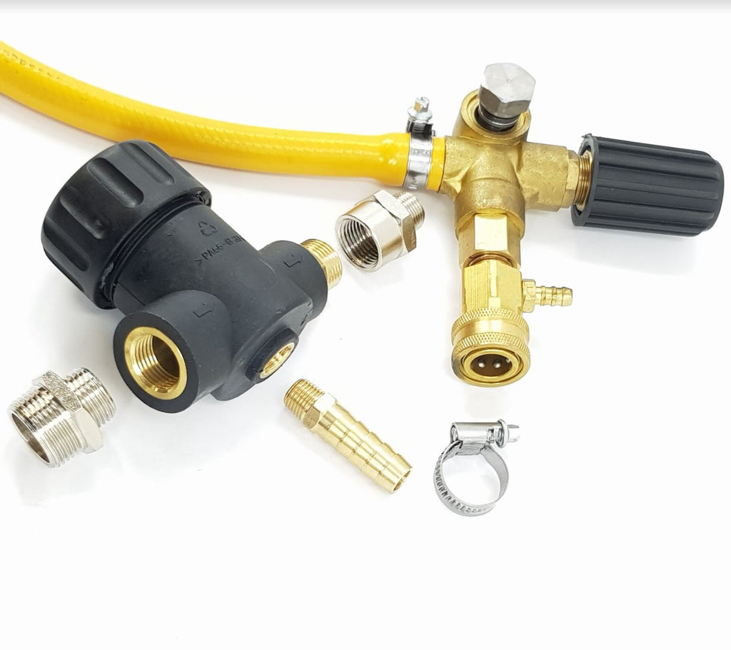V-TUF C0.194KIT2 unloader kit side view showing bypass pipe and filter assembly