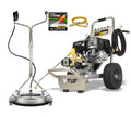V-TUF DD080 Industrial 9HP Honda Driven Petrol Pressure Washer - 2900psi, 200Bar, 15L/min & 21" Stainless Steel Surface Cleaner