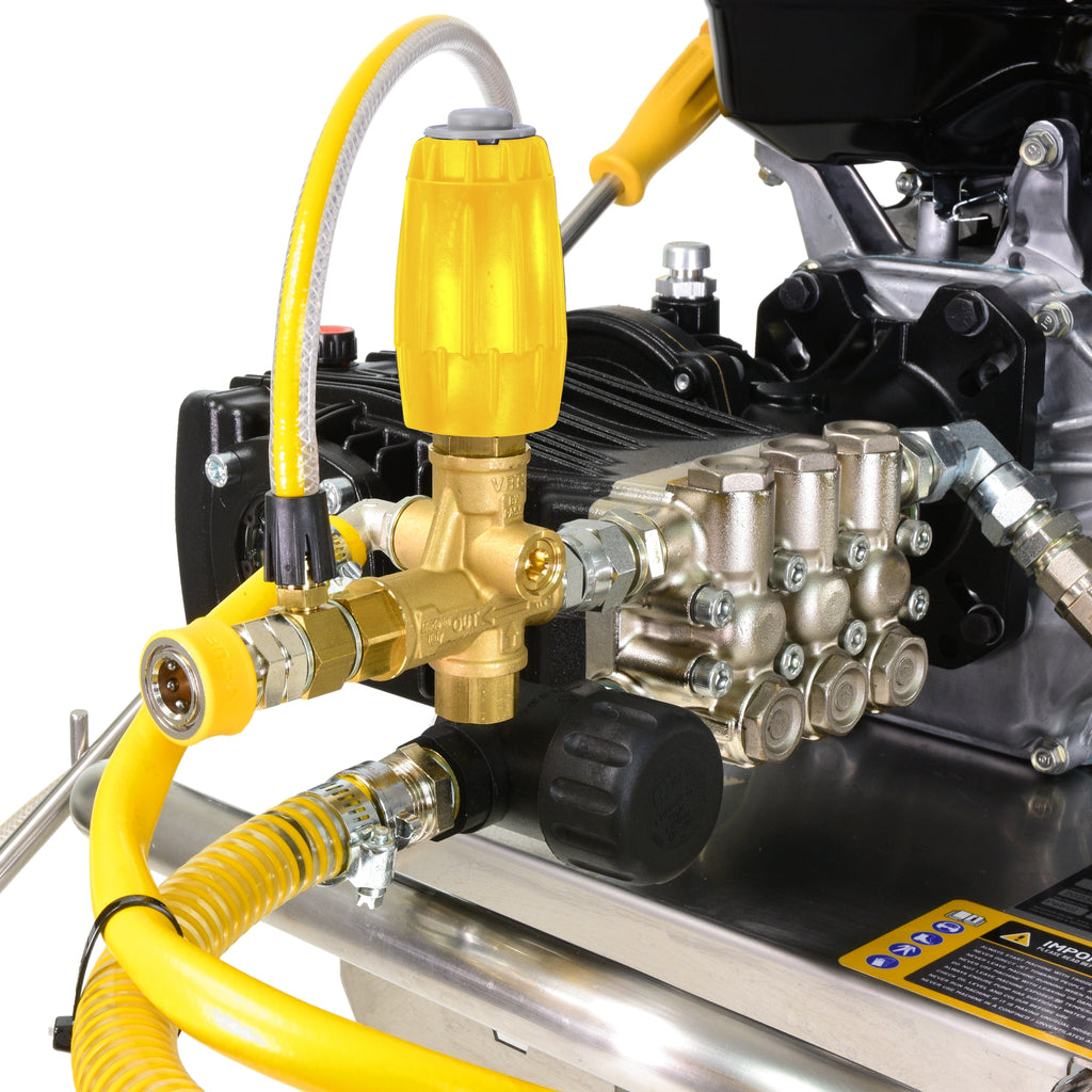 V-TUF GB110 Industrial 13HP Gearbox Driven Honda Petrol Pressure Washer - 3000psi, 200Bar, 21L/min