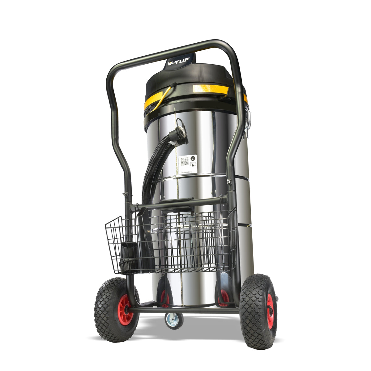 V-TUF GCX9000 2.5KW 100L WET & DRY Industrial Powerful Vacuum Cleaner - Side Entry & Cyclone Tech - 110V (Transformer – view