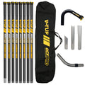 V-TUF GCX HIGH LEVEL 40ft GUTTER KIT - CARBON FIBRE 40ft (12M) REACH 50MM POLES - FITS GCX SIDE INLET MACHINES
