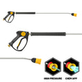 V-TUF tufGUN350 OPTI-GUN with 1500mm lance and chemical rose nozzle kit GLCNKIT15-1500