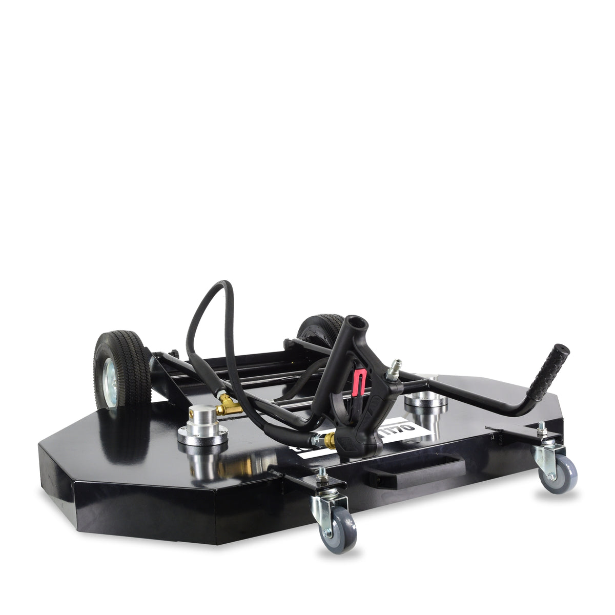 V-TUF H1.015 tufTURBO1170 XL side view showing 1170mm deck and dual spinner inlet