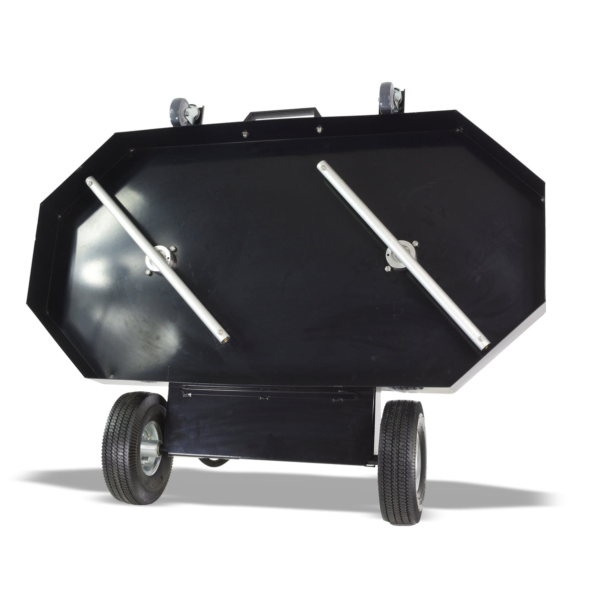 V-TUF tufTURBO1170 XL underside showing heavy duty dual spinning bar and nozzle arrangement