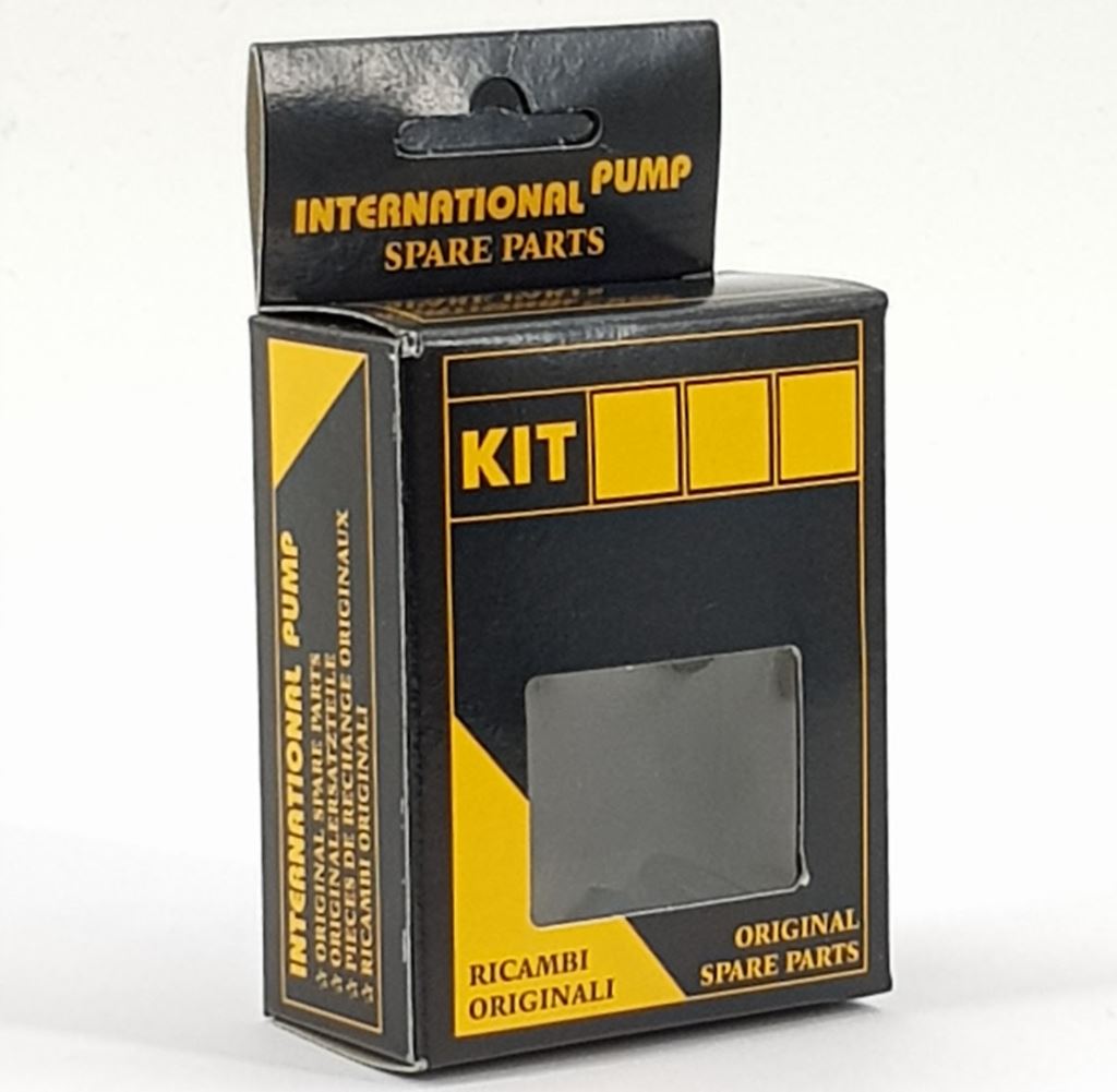 V-TUF valve kit KIT123 for Interpump pump, showing valve components on card