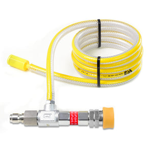 FOAM INJECTOR - V-TUF RED - FIXED DOSE MSQ Male IN MSQ Female OUT + 2M Chemica hose + Chemical Filter (11-16 Lpm)