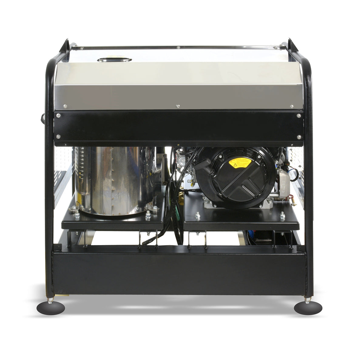 V-TUF RAPIDDES15200 angle view showing Kohler engine, stainless cabinet and control panel