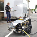 V-TUF RAPIDMSH Professional Hot Water Industrial Mobile Pressure Washer with Commercial Foam System - 240V Mains