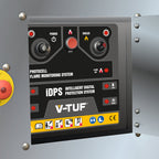 V-TUF RAPIDSXL110 angle view showing control panel and hose connection ports