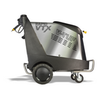 V-TUF RAPID VTX MOBILE HOT PRESSURE WASHER 240V, 100Bar, 12L/Min - Front Castor Wheels