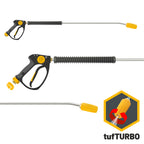 V-TUF tufGUN350 swivel with 900mm bent lance and 350 Bar turbo nozzle 045 size SGLTNKIT15-045