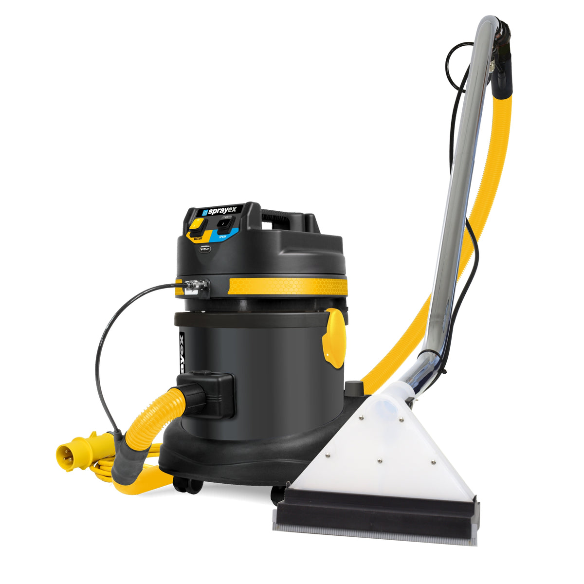 V-TUF SPRAYEX 21L Heavy-Duty Spray Extraction Carpet & Upholstery Cleaner - 110V (Transformer Required)