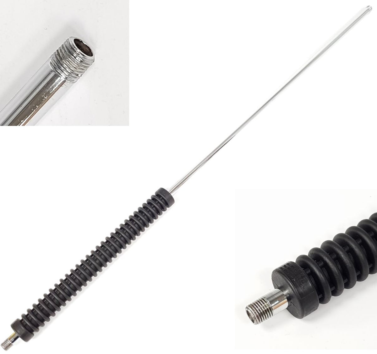 V-TUF 1500mm bent lance plated steel T2.150 1/4M to 1/4M for pressure washers