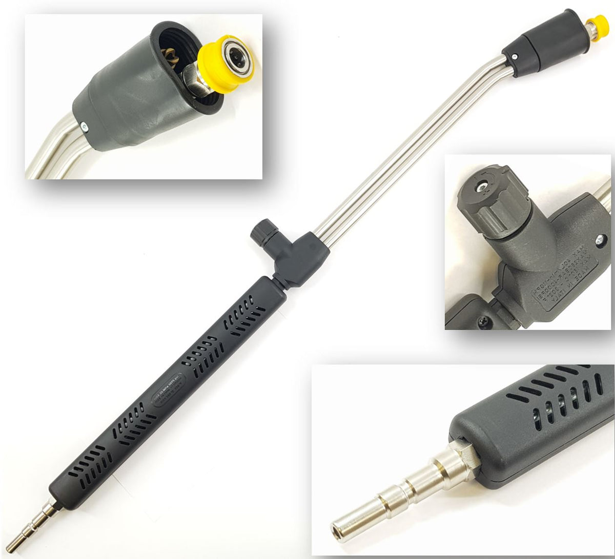V-TUF double lance T2.500KTQSSQ 1000mm stainless with KTQ inlet and SSQ female outlet