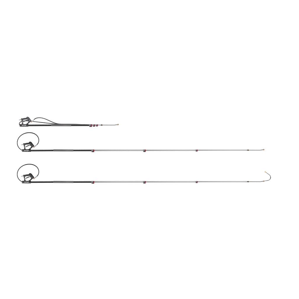 EXTENDABLE LANCE - V-TUF 2.5 TO 8 METRES - COMES WITH BELT & GUTTER CLEANING ATTACHMENT - T2.9800G