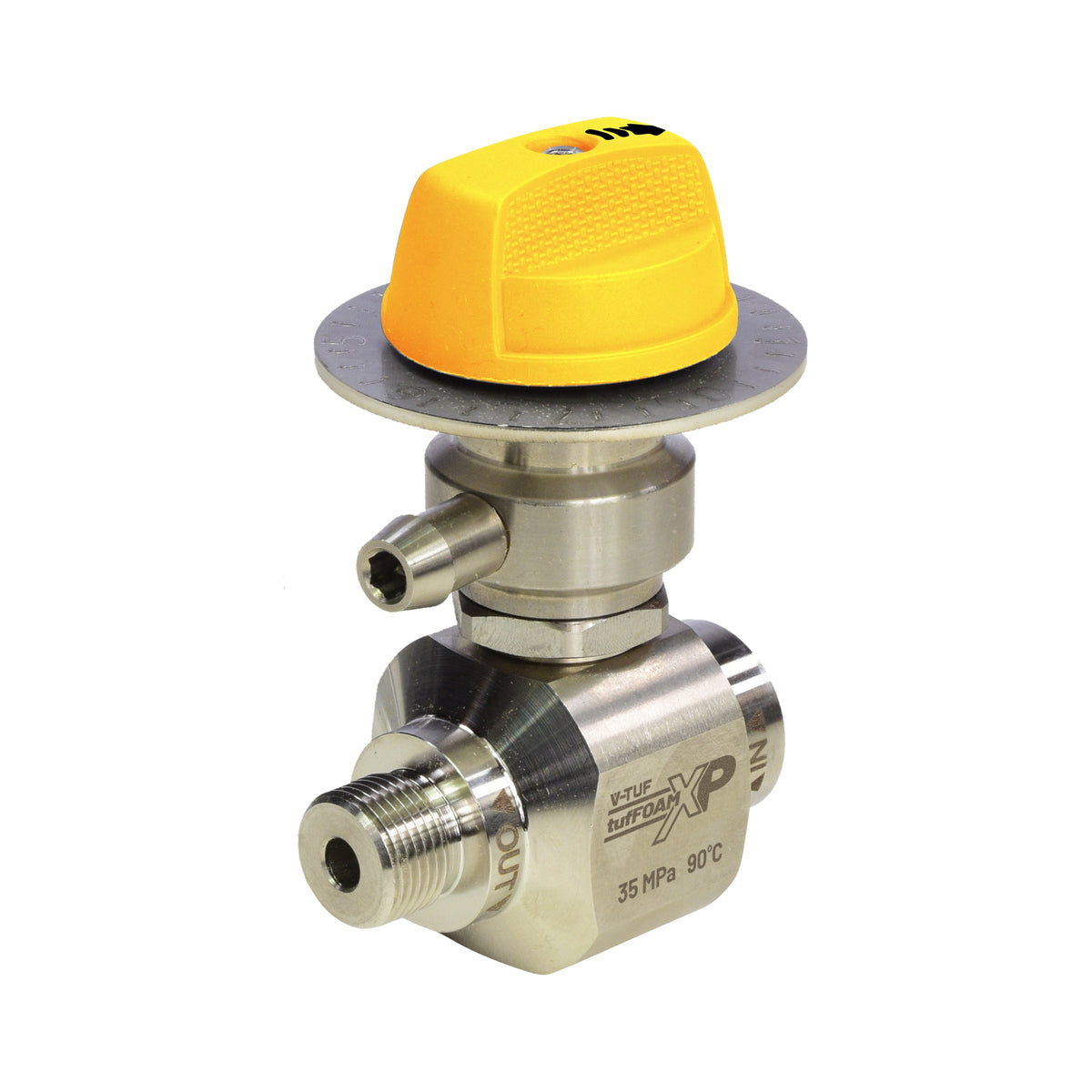 V-TUF tufFOAM XP ADJUSTABLE INJECTOR G 3/8 M - G 3/8 F WITHOUT NOZZLE - TF010XP