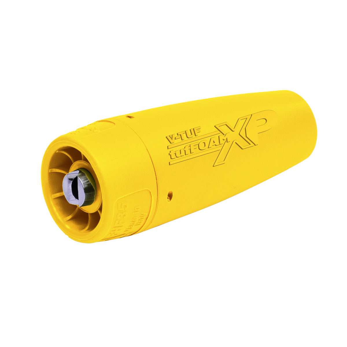 V-TUF tufFOAM XP YELLOW 1/4 FEMALE INLET FOAM HEAD - Stainless Steel Nozzle & Internals - TF030XP