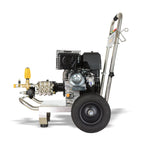 V-TUF TORRENT3 petrol pressure washer engine close-up showing 15HP specification plate