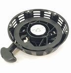 V-TUF VLCP002 recoil starter installed on engine showing correct fitting position