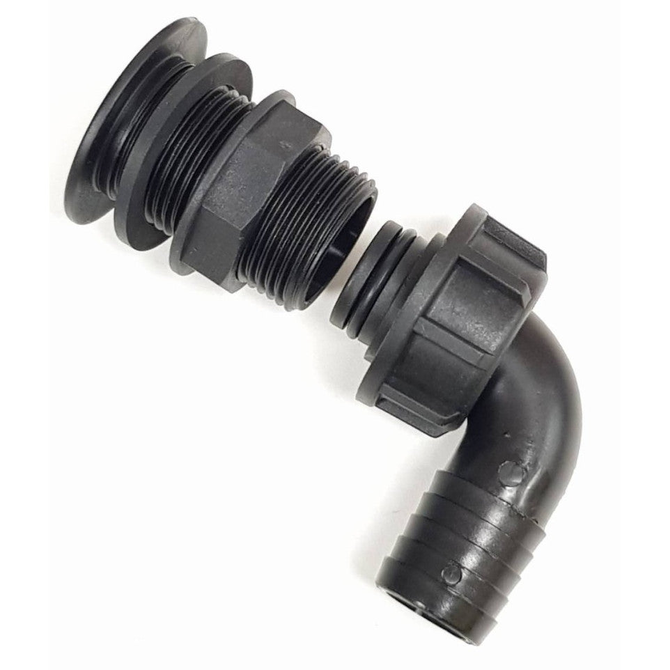 BOTTOM TANK SCREW FITTING & Elbow KIT FOR TORRENT 2 or FRAME 4