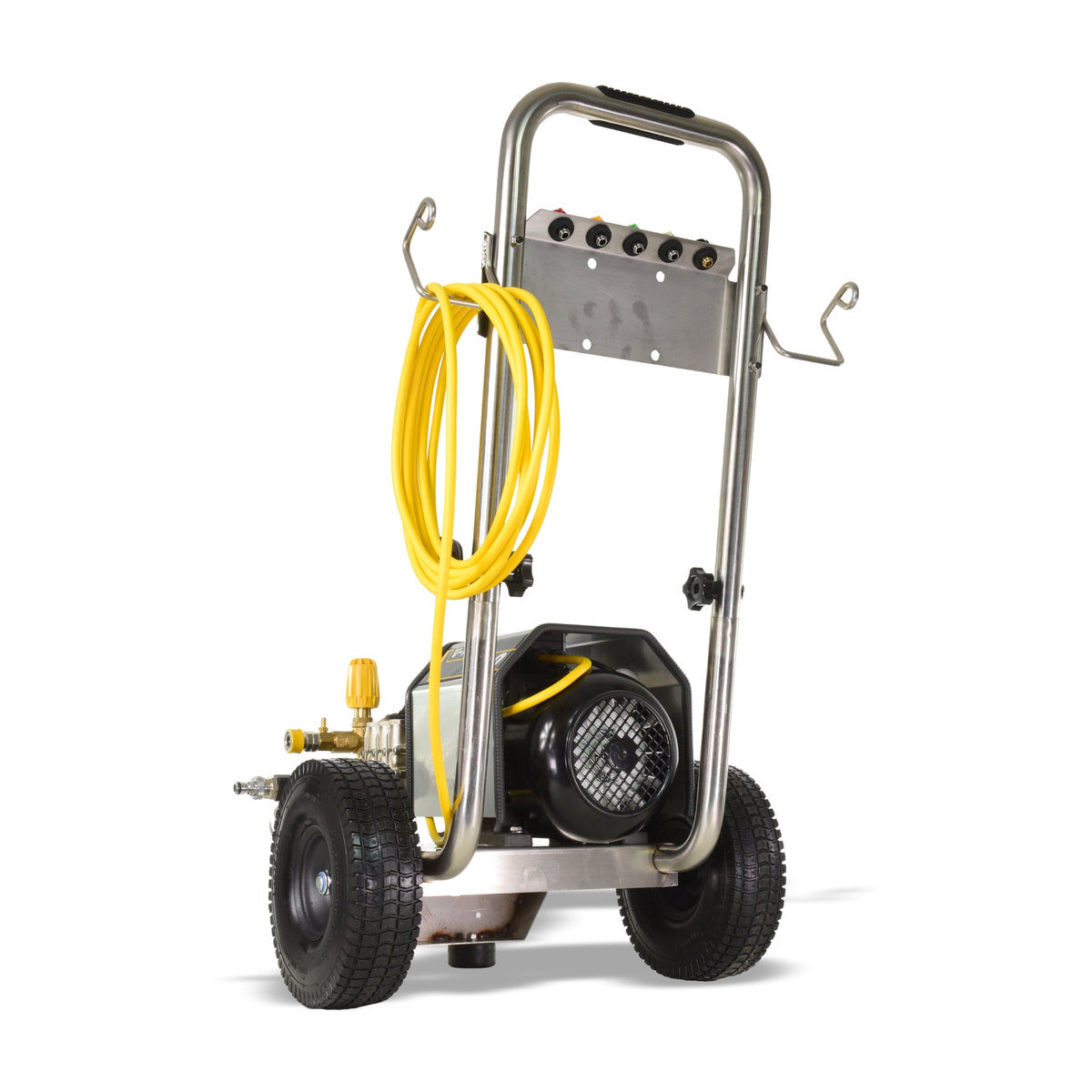 V-TUF 240T pressure washer total stop close-up of trigger gun and auto-stop system