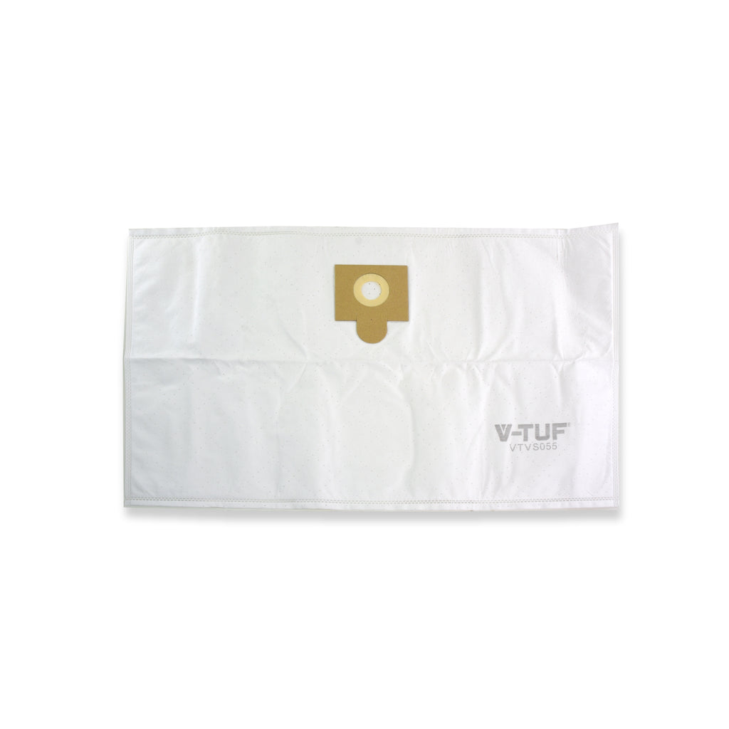 White V-TUF vacuum filter bag on a white background