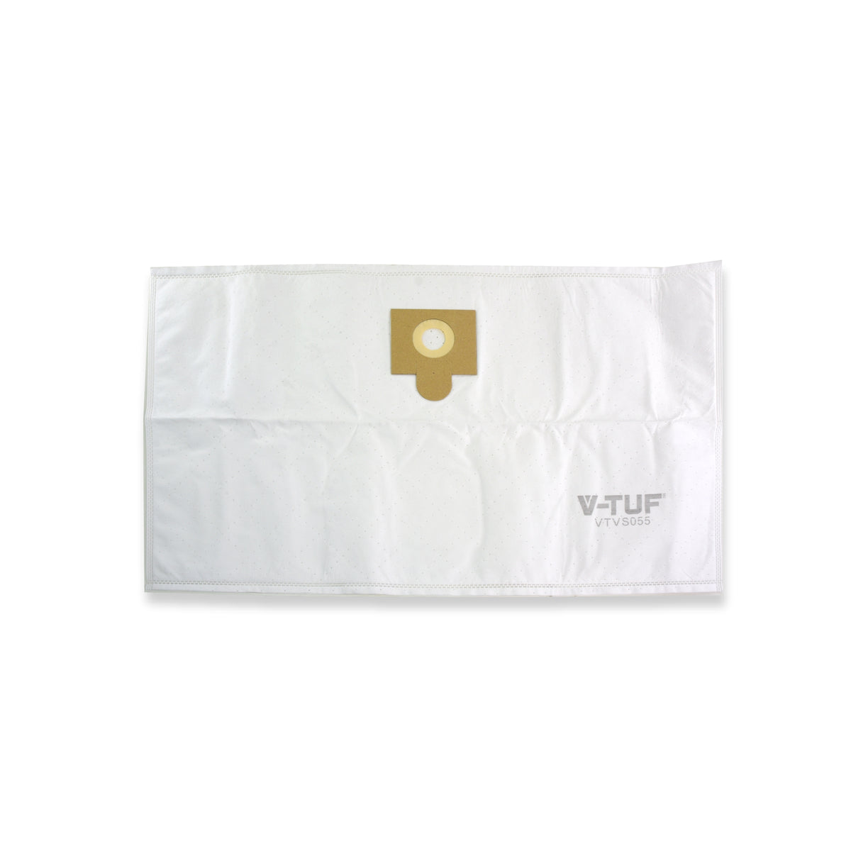 White V-TUF vacuum filter bag on a white background