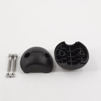 V-TUF W5.5142 hose stopper side view showing clamp and 1/4 to 5/16 inch hose entry