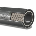 V-TUF 2-wire black thick wall hose cut end view showing bore and reinforcement