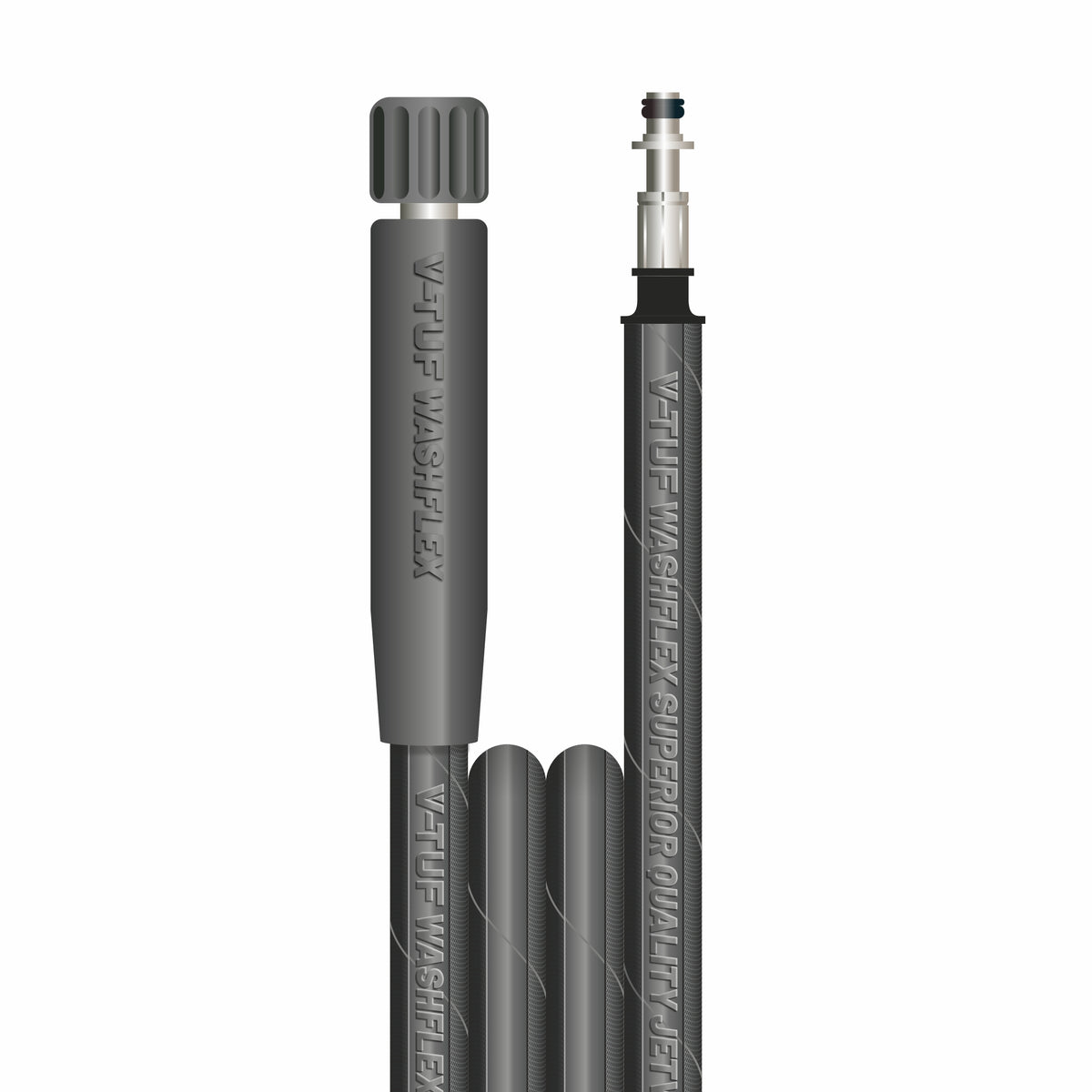 V-TUF 10m 1-wire 1/4 inch black hose VTK11410KK4OK with SW4 fittings and cuffs