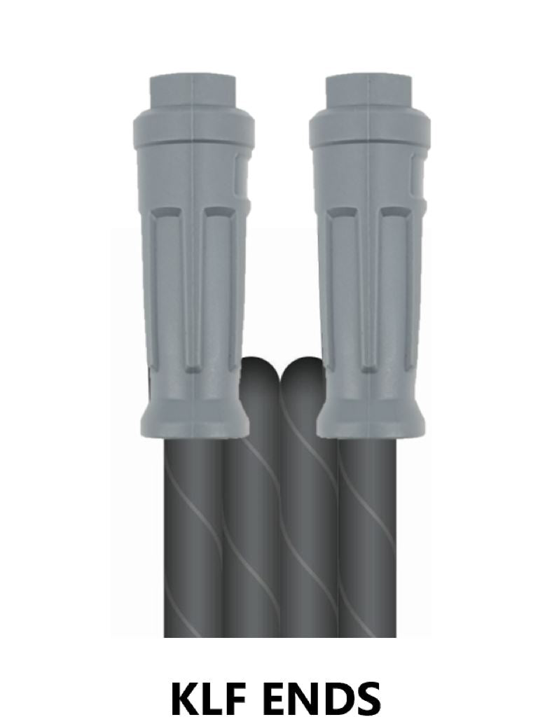 V-TUF 20m black 2-wire 5/16 inch ACE hose VTK251620KLKL with KLF KLF couplings