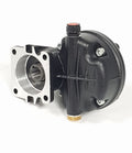 V-TUF XHDG200SS gearbox side view showing hollow shaft, ratio label and mounting flange