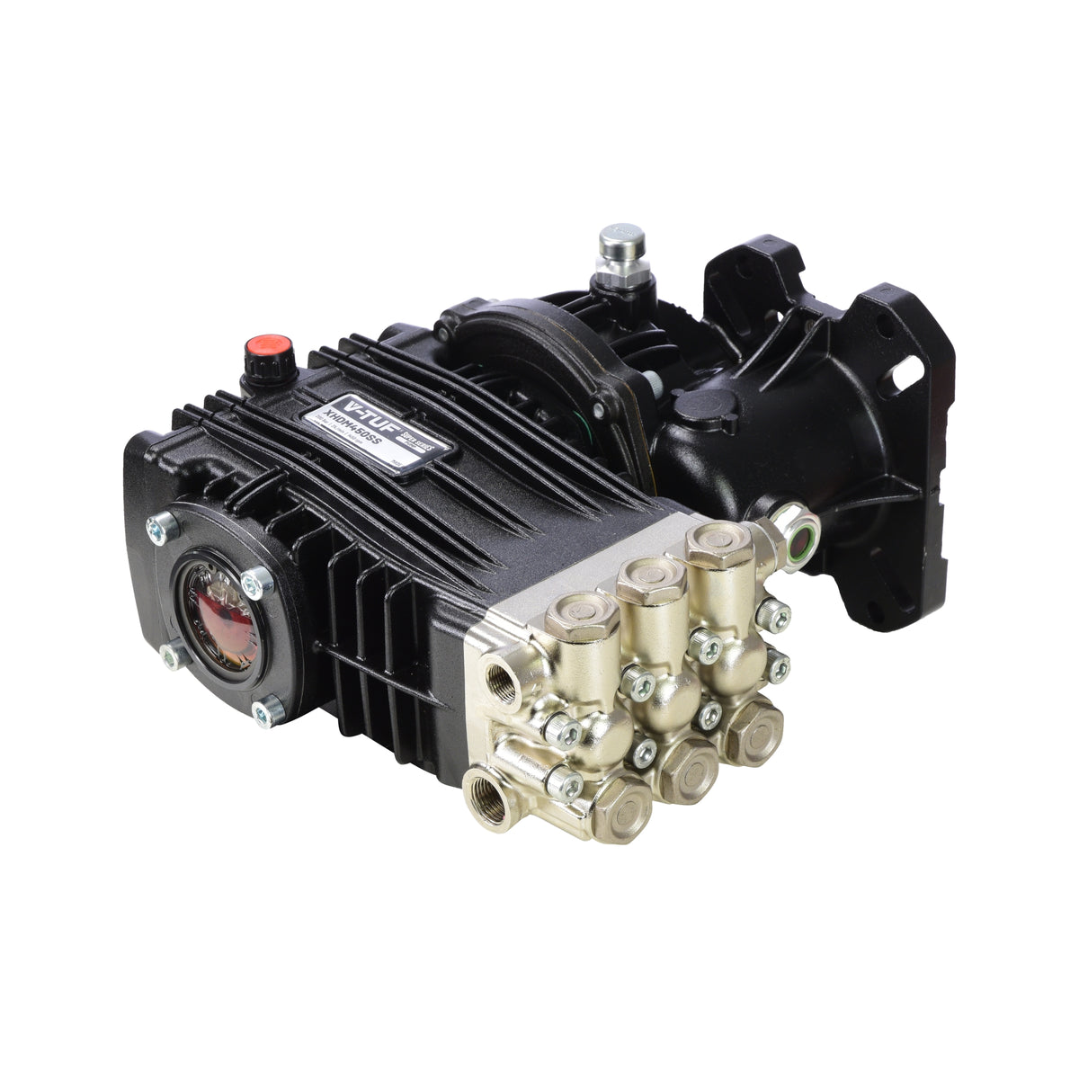 PUMP & GEARBOX - V-TUF SUPER SERIES XHDM450SSGB 1" HOLLOW SHAFT 21L @ 200BAR, 1450RPM - XHDM450SS-GBKIT