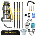 V-TUF 3.5KW 100L XTRA LARGE & RUGGED Industrial Powerful Vacuum Cleaner + 20FT GCX PRO CARBON FIBRE GUTTER KIT, CAMERA & BAG