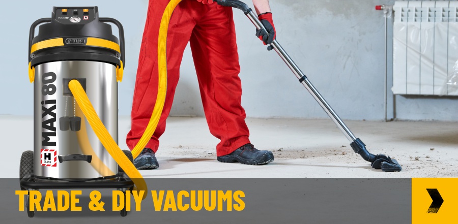 Trade and industrial vacuums from V-TUF
