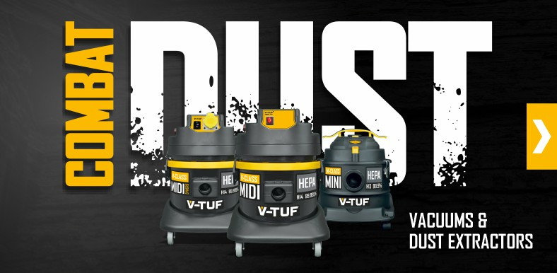 V-TUF M Class and H Class Vacuum Cleaners and Dust Extractors