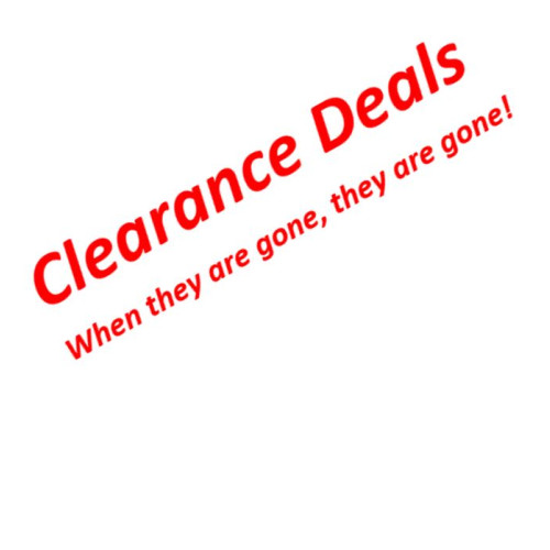 CLEARANCE DEALS