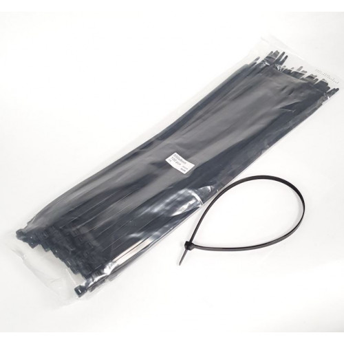 CABLE TIES - 550mm x 9mm BLACK NYLON (BAG OF 100)