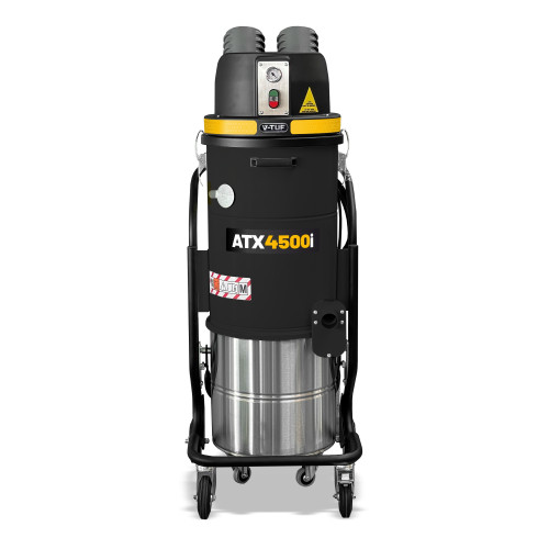 V-TUF ATX4500i 45L Industrial M-Class 110v 1100w Industrial Dust Extraction Vacuum Cleaner with Detachable Bin & Filter Cleaning - ATEX Rating Z22