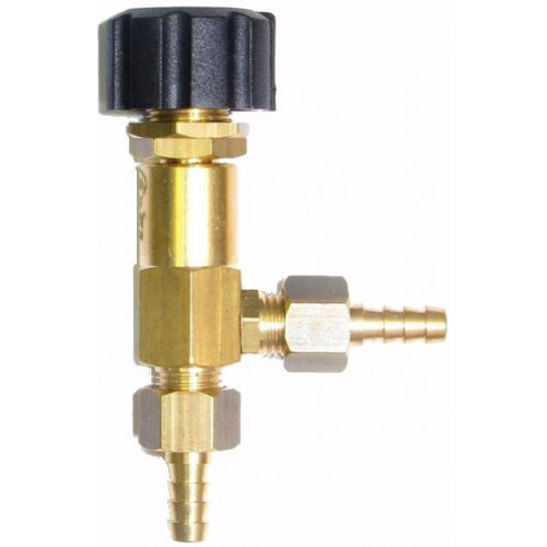 METERING 'L' CHEMICAL VALVE WITH CAP & TAILS