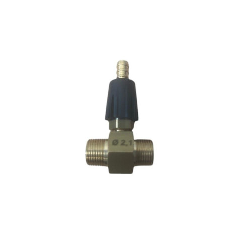 2.1 Adjustable Chemical Injector -  INLET: 3/8M x OUTLET: 3/8M
