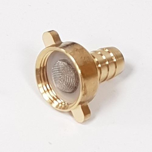 BRASS FILTER 3/4"F CAP x 1/2" HOSE TAIL - B2.3412FILT